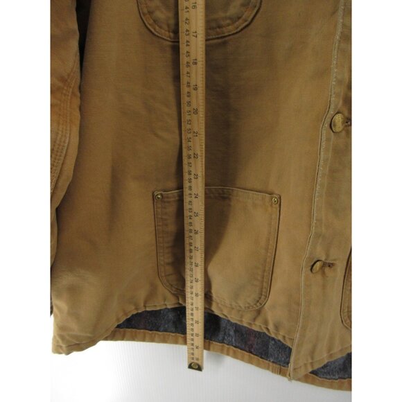 VINTAGE Carhartt Jacket XXL Blanket Lined Barn Chore Duck Canvas CO1 - Picture 6 of 16